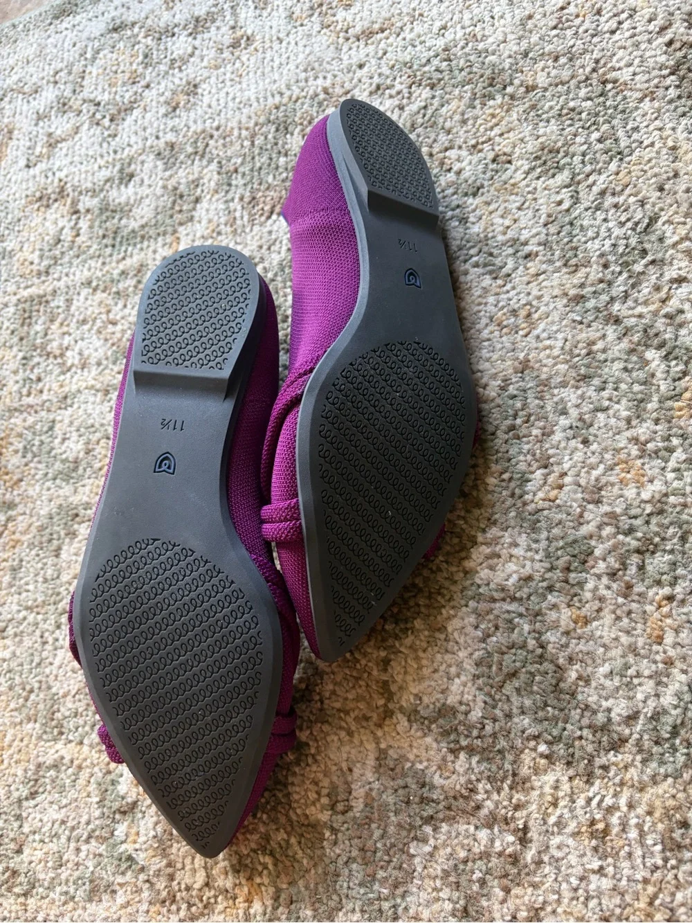Rothy's Purple Pointed Knot Ballet Flats - Picture 5 of 6